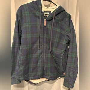 L.L.Bean Green and Blue Plaid Jacket